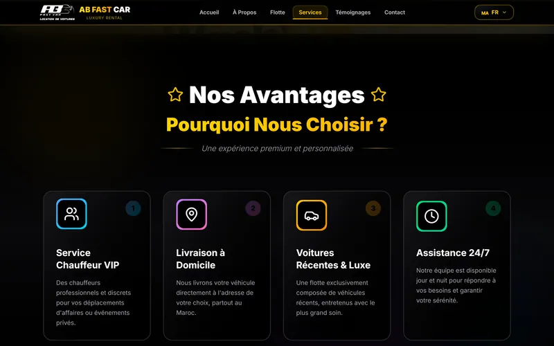 FFastCar: Services and rental advantages