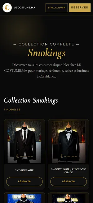 Le Costume: Filtered by category: tuxedos, mobile