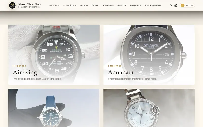 Master Time Piece: Collections index across 13 brands