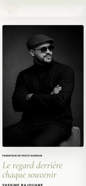 Photo d'Amour: The photographer behind the studio, mobile